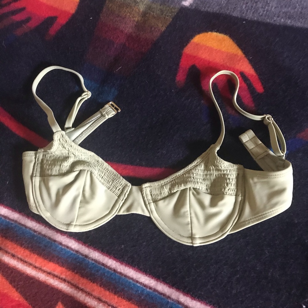 Target swim top xhileration brand olive green size S